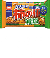 減塩亀田の柿の種6袋詰〈164g〉